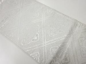 アンティーク　襷に菊模様織出し全通袋帯（材料）